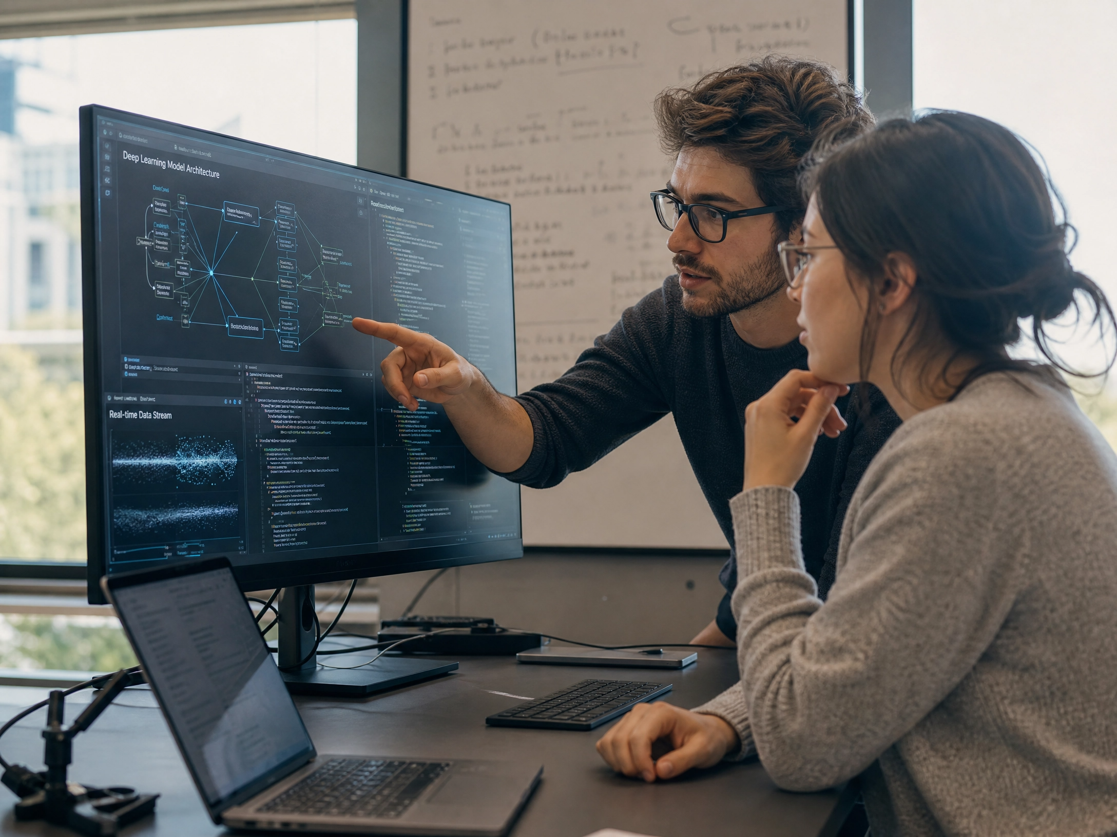 CareOnix engineering team collaborating on a project